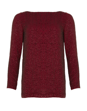 Czerwony top