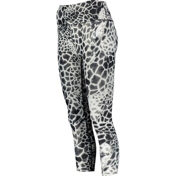 Szaro-białe legginsy