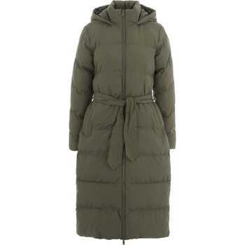 Zielona puchowa kurtka