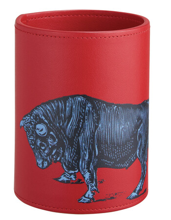 Pojemnik na długopisy z bykiem