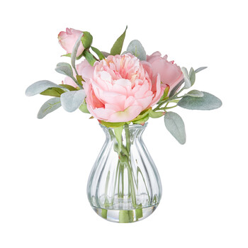 TK Maxx sztuczne peonie w wazonie 74.99zl