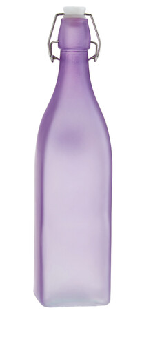 Lawendowa szklana butelka na wodę