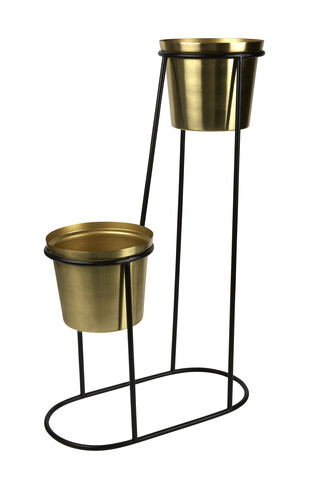 Doniczki z mosiądzu