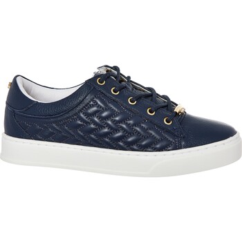 Skórzane granatowe buty