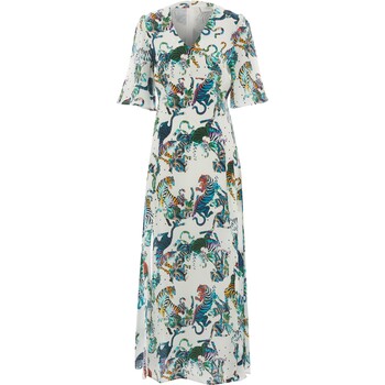 Sukienka maxi ze zwierzęcym wzorem