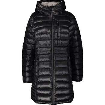 Czarna kurtka puchowa z kapturem