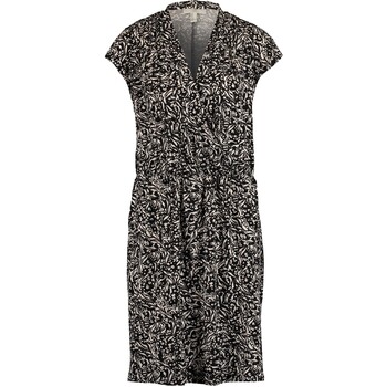 Czarno-biała sukienka dżersejowa