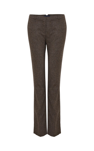 Błyszczace damskie spodnie