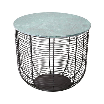 Stolik z marmurowym blatem