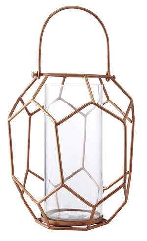 Metalowy lampion