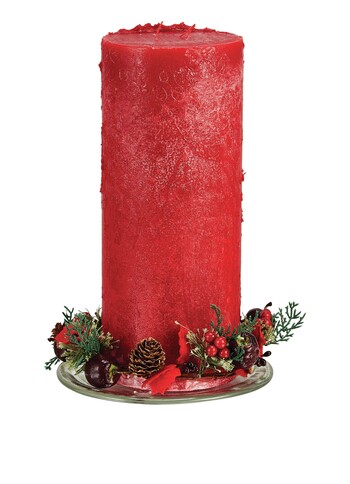 Czerwona swieca cynamonowa