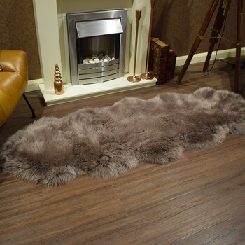 Dywan z owczej skóry 190x70 cm