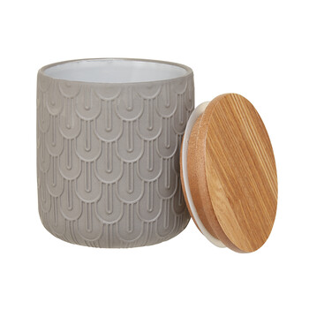 Świeca z drewnianym wieczkiem