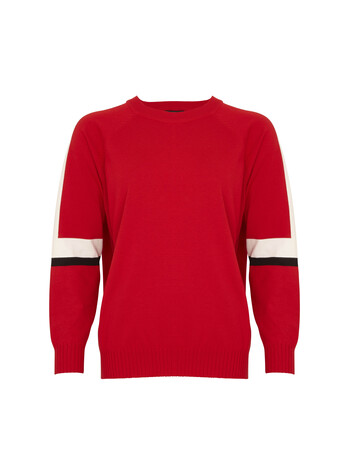 Czerwony sweter