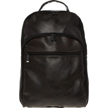 Czarny skórzany plecak