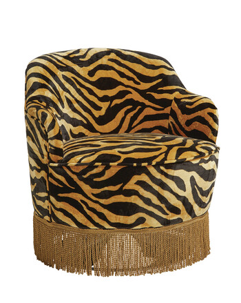 Fotel z tygrysim printem