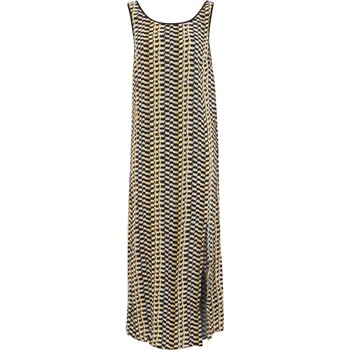 Czarno-złota sukienka midi