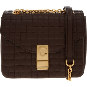 Skórzana pikowana torebka