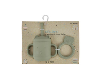 TK Maxx Sylikonowy gryzak i kubek 49.99PLN