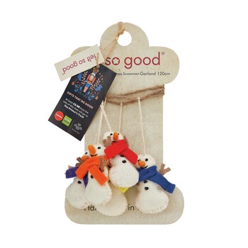 TK Maxx Święta 2023 girlanda balwany 74.99zl 3