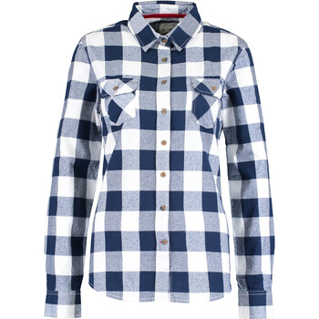 Niebiesko biała koszula w kratę