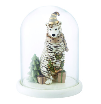 Ozdoba swiateczna z niedzwiedziem