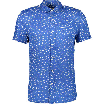 Niebieska koszula z krótkim rękawem