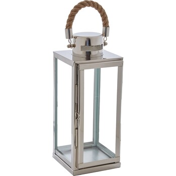 Srebrny lampion z liną