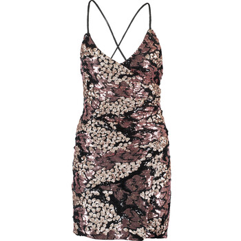 Sukienka z kolorowymi cekinami