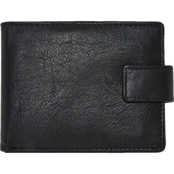 Czarny skórzany portfel
