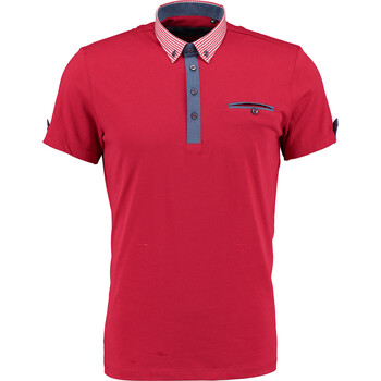 Czerwona koszulka polo