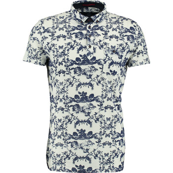 Wzorzysta koszula z krotkim rekawem