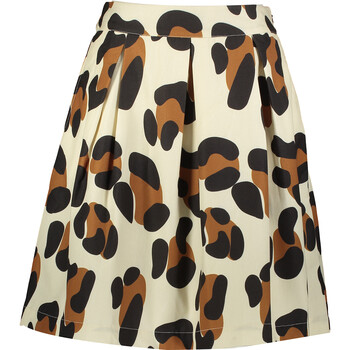 Kremowa spódnica w cętki