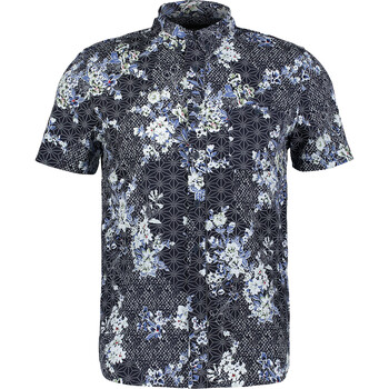 Wzorzysta koszula z krótkim rękawem