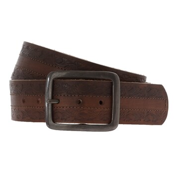Szeroki brązowy pasek dla mężczyzn