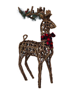 Drewniany renifer
