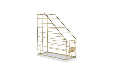 Złoty stojak na dokumenty