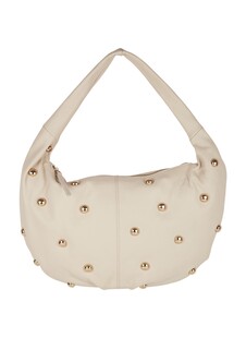 TK Maxx biala skorzana torebka z cwiekami 199.99PLN