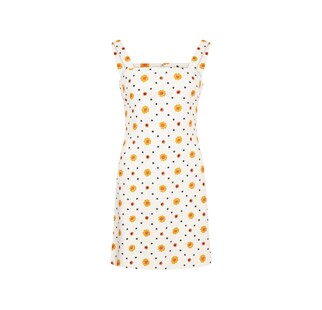 TK Maxx Biala sukienka z pomaranczowymi kwiatami 169.99 ZL