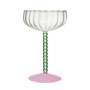 Tk Maxx Colourful kieliszek koktajlowy z rozowa podstawa 27.99PLN