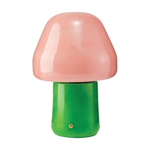 Tk Maxx Colourful zielono-rozowa lampka w ksztalcie grzyba z funkcja ladowaniam 84.99PLN
