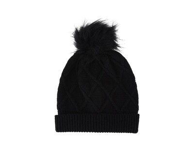 TK Maxx Czarna czapka z pomponem 34.99 ZL