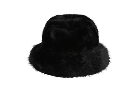 TK Maxx Czarna czapka ze sztucznego futra 59.99 ZL