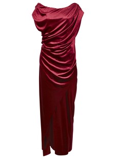 TK Maxx damska czerwona aksamitna sukienka 79.99PLN