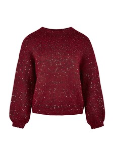 TK Maxx damski czerwony sweter z cekinami 99.99PLN