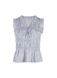 TK Maxx damski niebieski falbaniasty top 84.99PLN