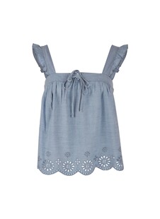 TK Maxx damski niebieski lniany top 99.99PLN