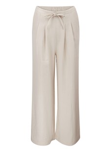 TK Maxx damskie kremowe lniane spodnie 99.99PLN