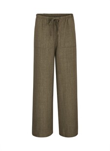 TK Maxx damskie zielone lniane spodnie 79.99PLN