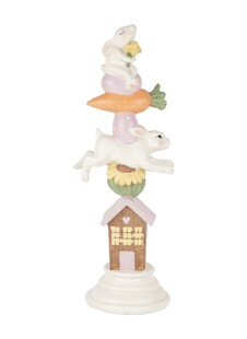 TK Maxx drewniana figurka z zajaczkami 74.99PLN